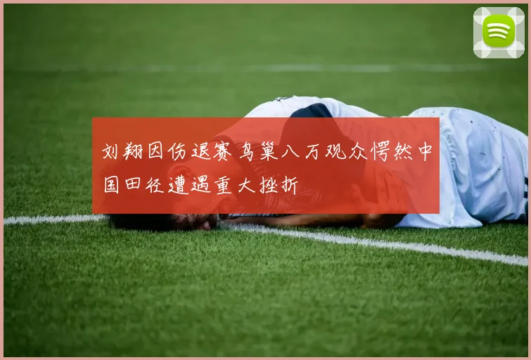 刘翔因伤退赛鸟巢八万观众愕然中国田径遭遇重大挫折